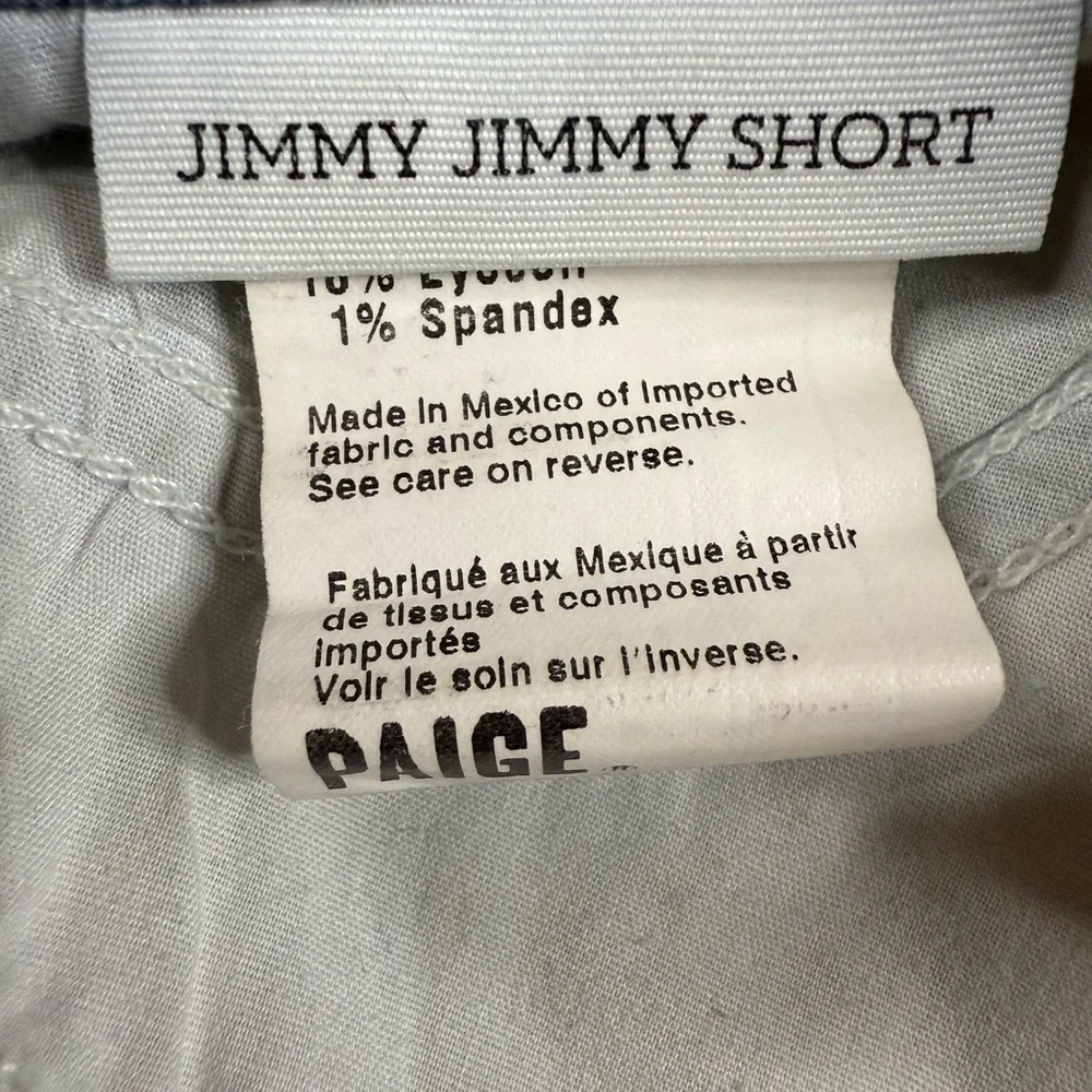 PAIGE Jimmy Jimmy Denim Shorts Women’s 28 - Picture 6 of 8